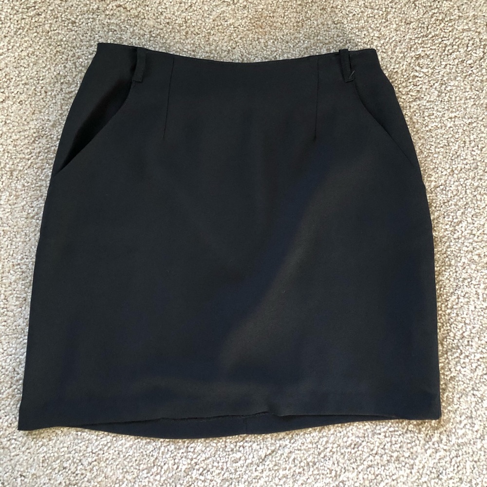 Go Studio Black Pencil Skirt Sz S Office Business Casual Minimalist
